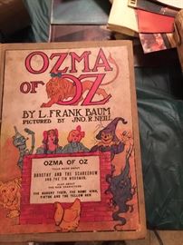 vintage Ozma of Oz book