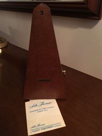 vintage Seth Thomas Metronome De Maelzel 