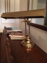 Brass piano lamp