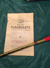 Generation Flageolet and Instructions, Penny Whistle, Tin Whistle