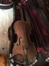 violin with case