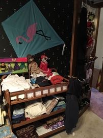 changing table, clothing, dolls, ladies shoes