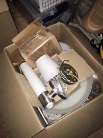 light fixtures, never used new in box