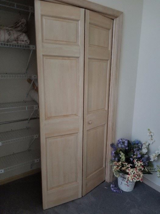 Updated solid wood bi-fold doors