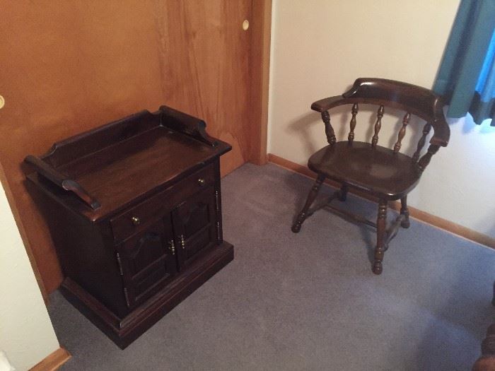 Ethan Allen Side Chair and End Table