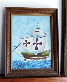 Ship Oil Painting
