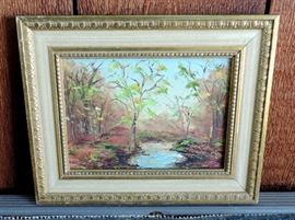 Framed Oil Painting