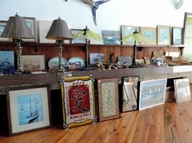 Art, Lamps and Nautical Decor