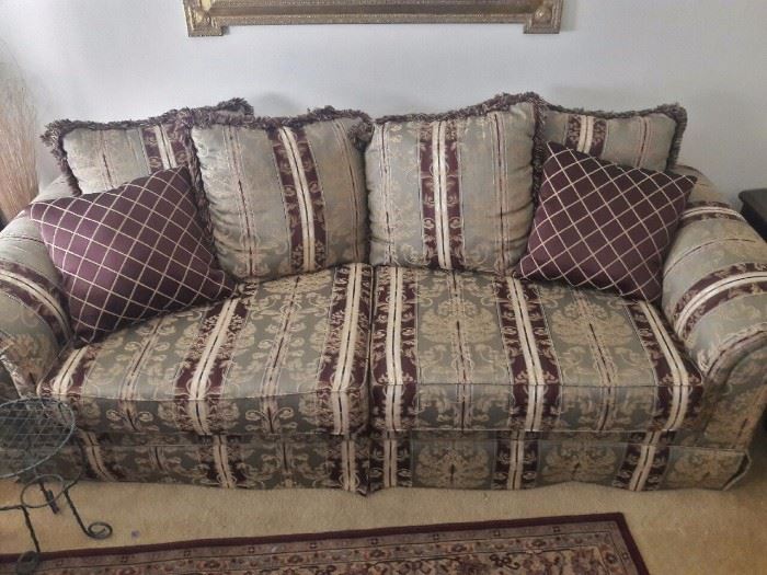 4 piece sofa set with loveseat, accent chair and ottoman