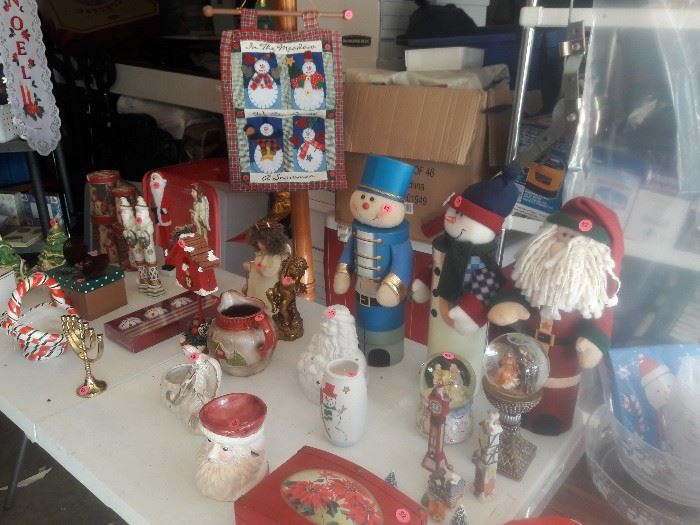 Hundreds of Christmas and holiday decorations and ornaments - most brand new!