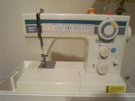 White sewing machine
