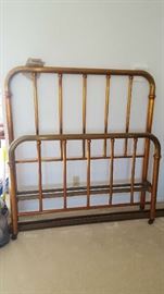 Brass full size bed