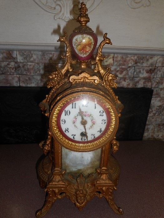 Ornate Mantle Clock.