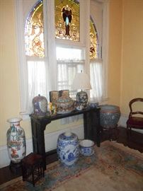 Palace Vase, Oriental Garden Stool, Fishbowl on Stand, Temple Jars