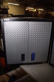 Gladiator Steel Garage Wall Cabinet in Silver Trea ...
