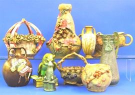 Amphora and Teplitz pottery