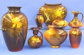 Early Rookwood, Weller and Owen pottery