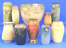 Rookwood and Weller pottery