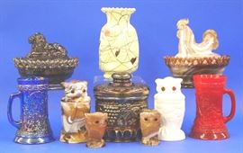 Fenton and Imperial glass