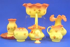 Fenton Burmese glass