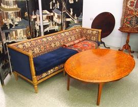 Sofa and table