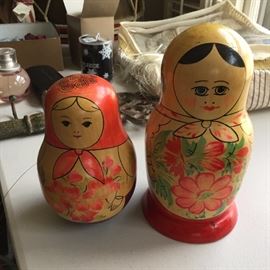 Russian Stacking Dolls.