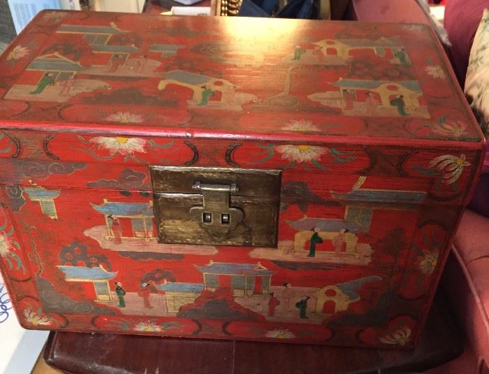 Oriental Painted Box.