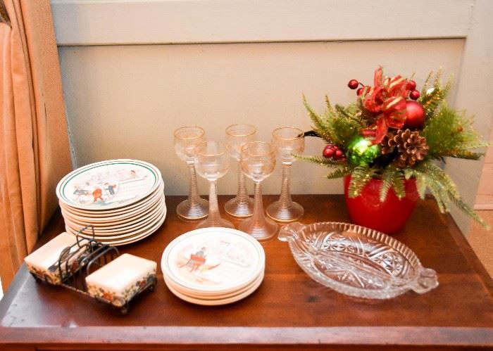Dessert Plates, Crystal / Glass Serving Pieces, Stemware