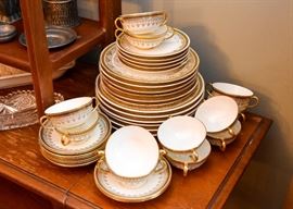 Vintage Fine China (White & Gold)