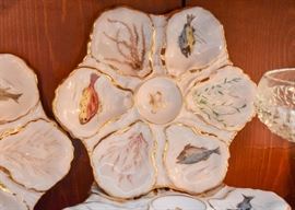 Fine China Oyster Plates