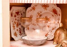 Fine China Serving Dishes, Stemware