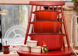 Le Creuset (Red & Green)