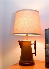 Table Lamp (Made from old kettle)