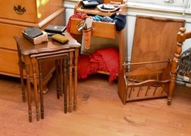 Nesting Tables, Magazine Rack, Small Nightstand, Women's Scarves