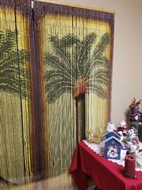 Bamboo curtains, for window or door.