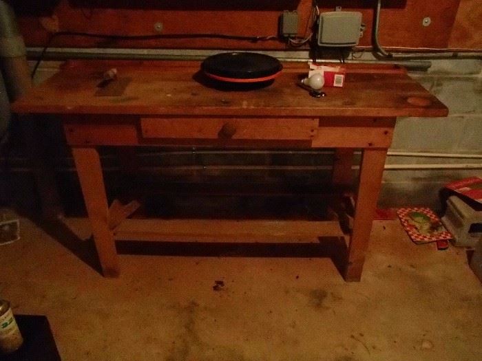Work Table. One of several available