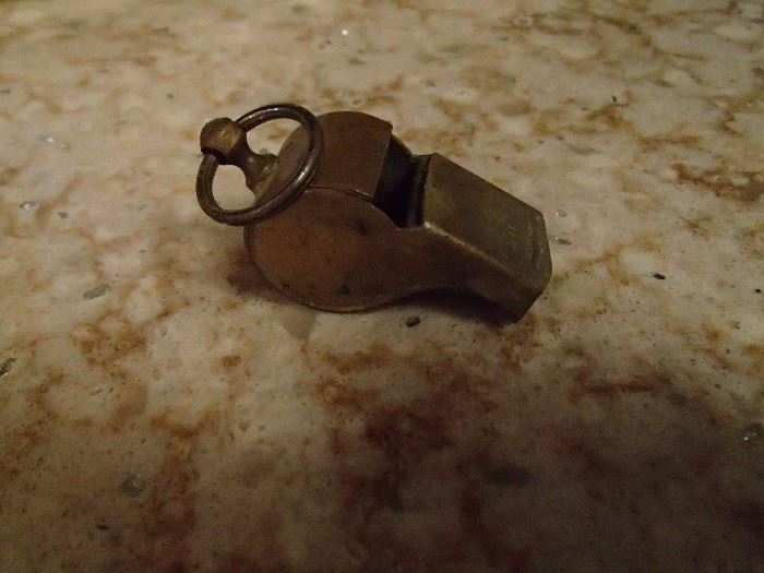 WW1 Whistle. Marked "military' and "made in USA"