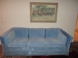 PLUSH VINTAGE SOFA