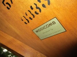 MID-CENTURY MODERN 1956 WIDDICOMB TABLES