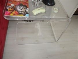 VINTAGE LUCITE TABLE