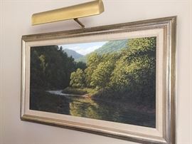 Original oil, Bucks County Pa. artist