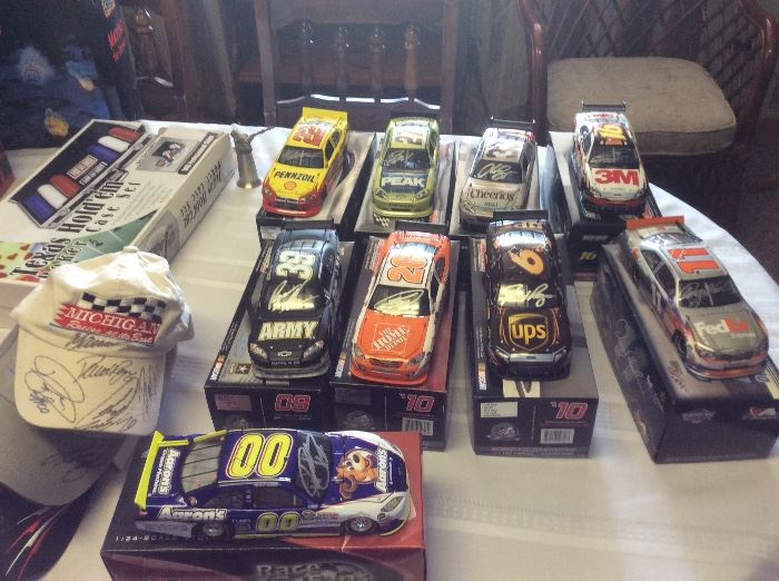 part of a large collection of NASCAR signed pieces many signed by Rusty Wallace