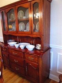 Southern Colonial Cherry China Cabinet