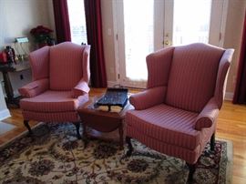 Pair of Wingback Chairs