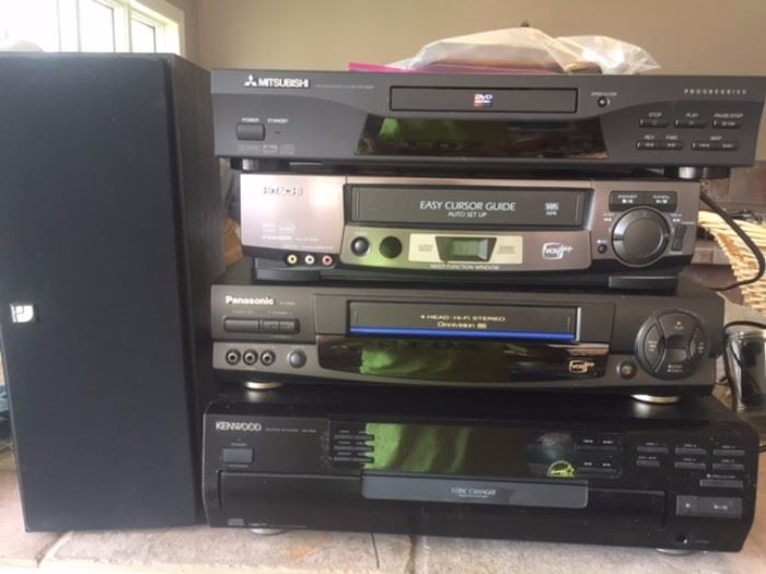 Stereos, VHS and DVD