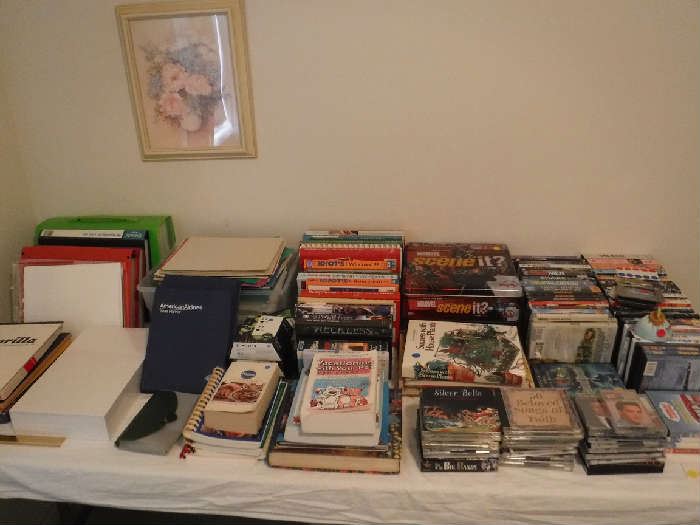 Some books, DVD's and DVD Sets priced to sell!