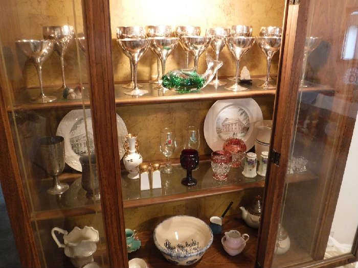 Some favorites displayed in the smaller size hutch