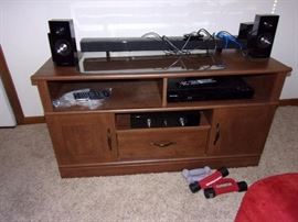Matching set of two red chairs and an ottoman