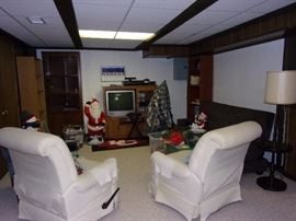 Gliding recliners two matching