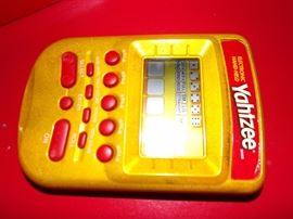 Yahtzee hand held game